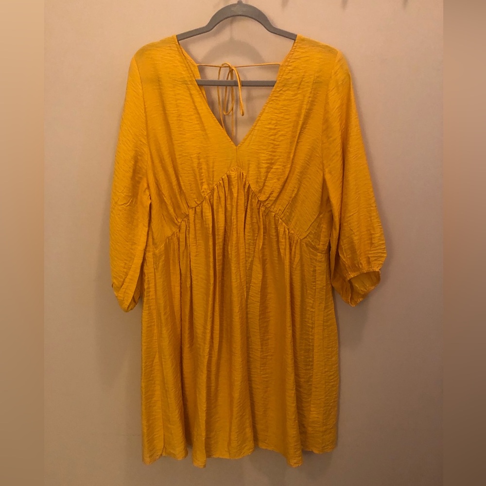H&M Yellow Mini Dress